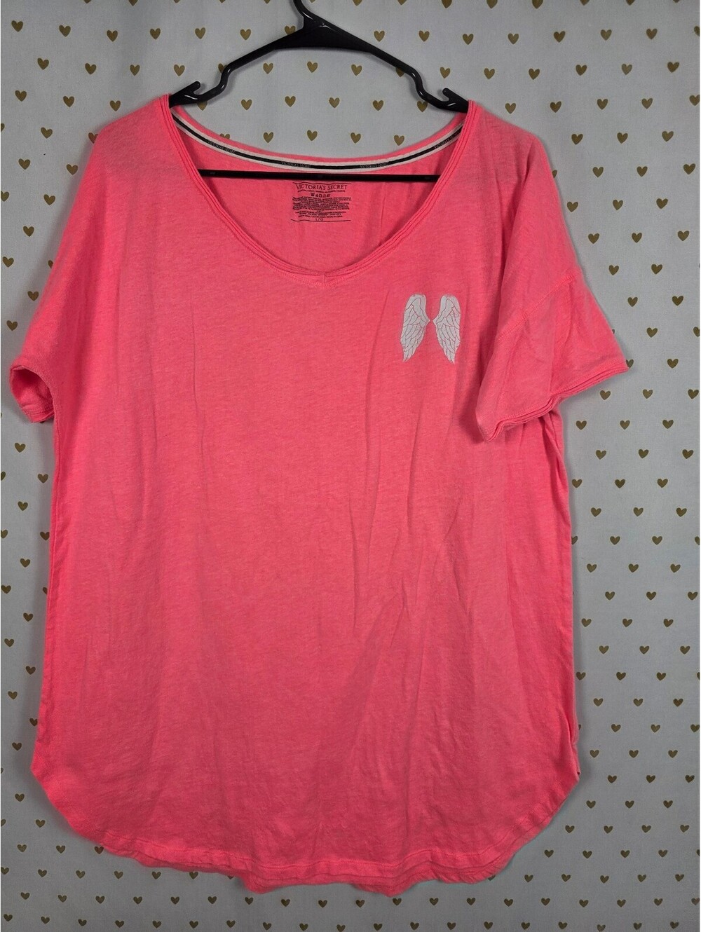 Victorias Secret Angels Neon Wings Sleep Shirt Nightgown Large